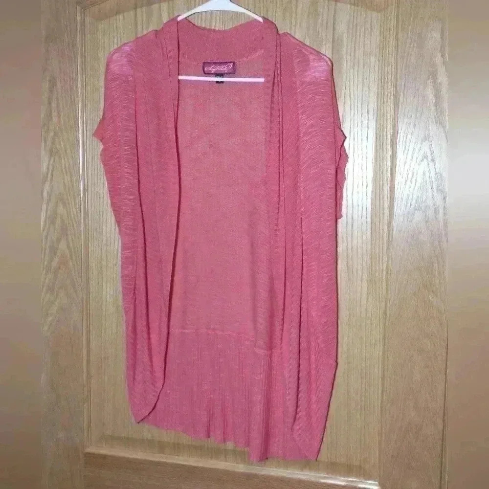 Say What pink cardigan size XL juniors